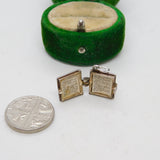 Sterling Silver Holy Bible Opening Charm Pendant Vintage c1970