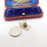 Sterling Silver Aladdin Magic Carpet Charm Pendant Vintage c1970
