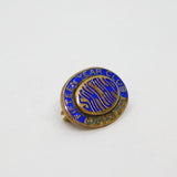 Sterling Silver Gilt "Sangamo Fifteen Year Club" Badge Vintage 1970 Birmingham