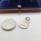 Sterling Silver & Enamel Southend-on-Sea Charm Pendant Vintage c1970