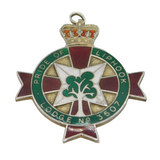 Sterling Silver & Enamel 'Pride of Liphook' Masonic Fob Medal Vintage Birmingham
