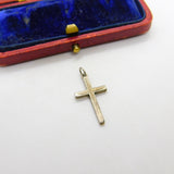 Sterling Silver Essential Crucifix Cross Charm Pendant Vintage c1970