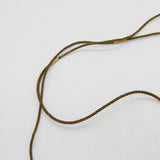 Georgian 9ct Gold & Woven Hair Long Guard Watch Chain Antique c1820s