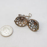 Sterling Silver Opening Wine Jug Charm Pendant Vintage c1970