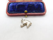 Sterling Silver Horse Head Charm Pendant Vintage c1970