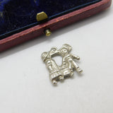 Sterling Silver Nursery Rhyme Children Charm Pendant Vintage c1970