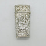 George III Sterling Silver Neoclassical Pattern Sewing Etui Case Antique c1790s