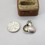 Sterling Silver Musical Maracas Charm Pendant Vintage c1970