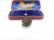 Sterling Silver Prickly Hedgehog Charm Pendant Vintage c1970