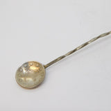 Sterling Silver Ottoman & Eastern Coin Spoon Antique 1915 Art Deco