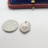 Sterling Silver and Enamel San Marino Travel Shield Charm Pendant Vintage c1970