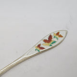 Canadian Sterling Silver Enamel Niagara Falls Souvenir Teaspoon Vintage