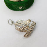 Sterling Silver Sailing Ship Charm Pendant Vintage c1970