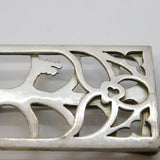 Studio Sterling Silver Squirrel in a Tree Brooch Vintage 1979 London
