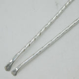 Handmade Sterling Silver Shell Form Cocktail Mixing Spoons Vintage 1999 London