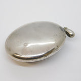 Victorian Sterling Silver Banded Agate Anchor Sweetheart Locket Antique c1880
