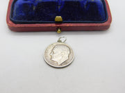 Sterling Silver USA 1953 Dime Coin Charm Pendant Vintage c1970