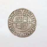 Queen Elizabeth I Hammered Silver Sixpence Coin Antique 1572 Fine Condition