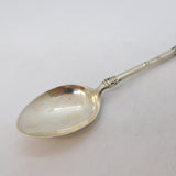 Sterling Silver & Enamel Canterbury Souvenir Spoon Vintage 1955 Birmingham