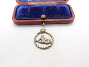 Sterling Silver Triton God of the Sea Charm Pendant Vintage c1970