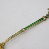 German .800 Silver Gilt & Enamel Terminal Dordrecht Souvenir Spoon Antique