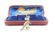 Sterling Silver Kangaroo Animal Charm Pendant Vintage c1970
