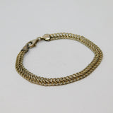 Italian Sterling Silver Fancy Link Bracelet 19cm Length Vintage c1990's