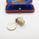 Sterling Silver Beer Tankard Charm Pendant Vintage c1970