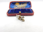 Sterling Silver Railway Train Charm Pendant Vintage c1970