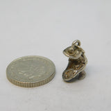 Sterling Silver Food Seller Charm Pendant Vintage c1970s