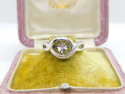 Sterling Silver Twist Ring Vintage c1970 Size M