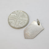 Sterling Silver Huntingdon Charm Pendant Vintage c1970
