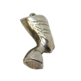 Sterling Silver Nefertiti Charm Pendant Vintage c1970