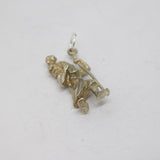Sterling Silver St Christopher Travel Charm Pendant Vintage c1970