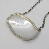 Sterling Silver Brandy Decanter Label Vintage 1984 Birmingham