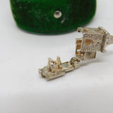 Sterling Silver Wedding in the Church Charm Pendant Vintage c1970