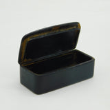 19th Century German Papier Mache 'A Present from Blackpool' Snuff Box Antique