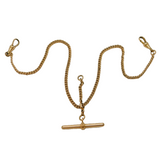 Victorian Rolled Gold Double Albert Watch Chain Antique c1880s