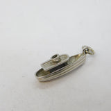 Sterling Silver Steam Ship Charm Pendant Vintage c1970s