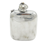 19th Century Silver Plated Hip Flask Antique c1880s Thomas Wilkinson & Sons