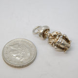 Sterling Silver Mexican Drummer Charm Pendant Vintage c1970s