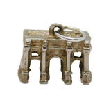 Sterling Silver Marble Arch Charm Pendant Vintage c1970