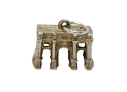 Sterling Silver Marble Arch Charm Pendant Vintage c1970
