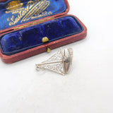 Sterling Silver Sailboat Charm Pendant Vintage c1970