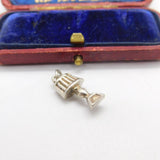 Sterling Silver Desk Light Charm Pendant Vintage c1970