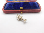 Sterling Silver Desk Light Charm Pendant Vintage c1970