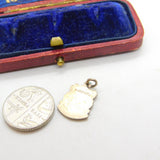 Sterling Silver and Enamel Bournemouth Travel Shield Charm Pendant Vintage c1970