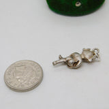 Sterling Silver Lincoln Imp Charm Pendant Vintage c1970
