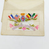 WW1 Period Silkwork Letter from the Trenches Antique c1915