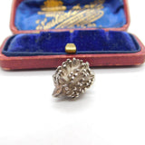 Sterling Silver Prickly Hedgehog Charm Pendant Vintage c1970